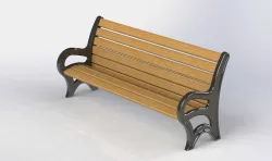 Outdoor bench