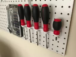Pegboard Hooks N' Holders