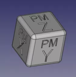 PM cube test 20X20 rayoné 