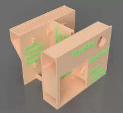 Printed Building Concept - Wall Section Models
