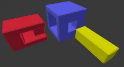 puzzle cube simple, needs supports