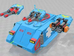 Razorback parts for Rogue Trader Rhino (SC Edition)