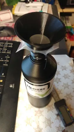 Resin filtering funnel (two pieces)