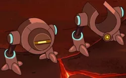 Rick and Morty Turret Blocking Robots