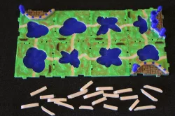 RifRaf 3D Carcassonne The Ferries Tiles Mini Expansion Game