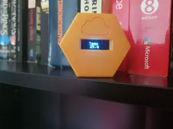 Room temperature widget - 0.91 inch oled