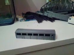 Santa Fe - Super Chief - F-series, PASSENGER CAR -  scale model train in HO (1:87)