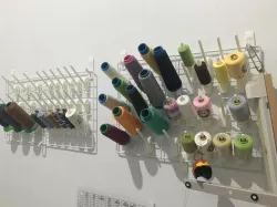 Sewing thread hook