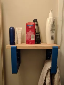 Shelf Bracket with optional towel hold