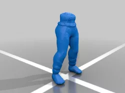 Simplified  Sculptris OBJ bits: Pants and Skirts