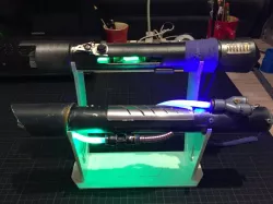 Starwars Lightsaber Display Stand for 2 Hilts