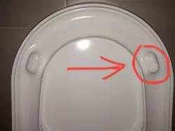 Toilet Bowl seat shock absorber - Ammortizzatore tavolozza WC
