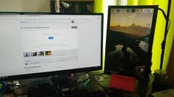 Vertical monitor stand (Acer V193HQL)