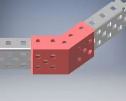 VEX EDR 135 degree X-Drive Gusset