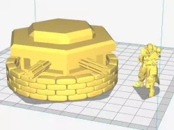 Warhammer 40K Gatling Pillbox 1:55