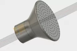 Watering can nozzle for bottle / Giesser für Flasche / DE Gewinde / GER Thread