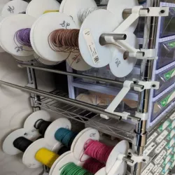 Wire Rack Spool Clips