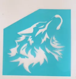 Wolf stencil