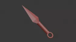 Wrapped Ninja Kunai (EASY PRINT)