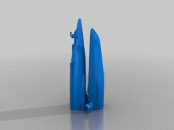 2-piece Bathtub U-Boat Submarine