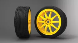 20" rim and tire