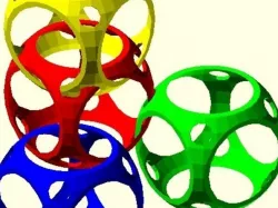 3D Chain Link Rings
