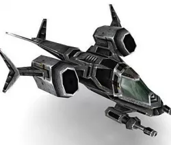 3DRT - Sci-Fi Airspace - Helicopter 01 Low-poly  3D model