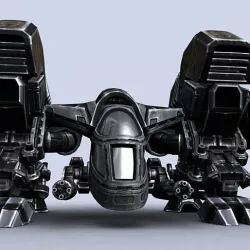 3DRT - Sci-Fi - Dropship 3 Low-poly  3D model