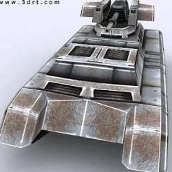 3DRT - Sci-Fi Forces - APC 1  Low-poly  3D model