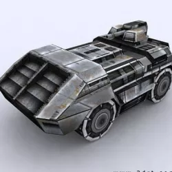 3DRT - Sci-Fi Forces - APC 2  Low-poly  3D model