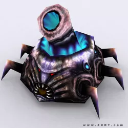 3DRT - Warbeast Monster - Turrchid Low-poly  3D model