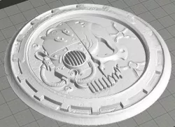 Adeptus Mechanicus Sign in HQ 3D model