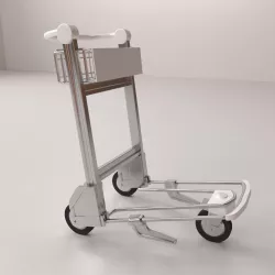 Airport Trolley 3D model