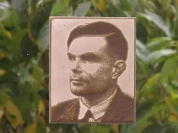 Alan Turing Lithophane