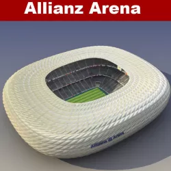 Allianz arena 3D model