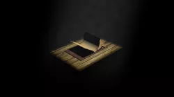 Animation book 3D model