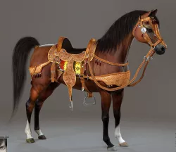 Arabian Horse 3D model