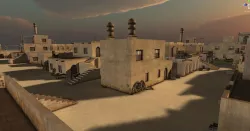 Arabic city streets Low-poly  3D model
