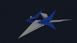 arwing star fox Low-poly  3D model