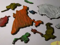 Asia map puzzle
