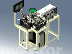 automatic core assembly and bonding machine with ceramic heater oven