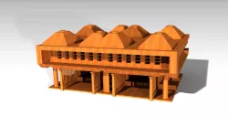 bamboo house