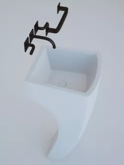Bathroom washbasin 3D model