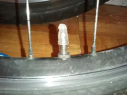 Bike tire valve cap for Presta valve