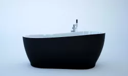 Black Bathtube 3D model