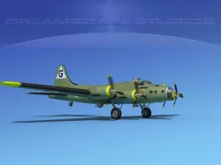 Boeing B-17F Flying Fortress HP V04 3D model
