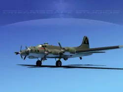 Boeing B-17G Flying Fortress  HP V06 3D model