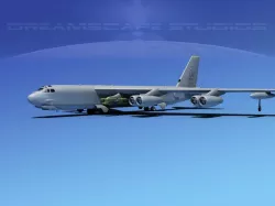 Boeing B-52H Stratofortress V01 3D model