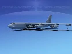 Boeing B-52H Stratofortress V03 3D model