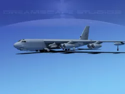 Boeing B-52H Stratofortress V05 3D model
